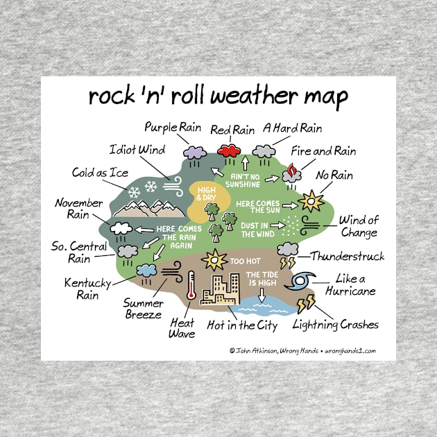 rock 'n' roll weather map by WrongHands